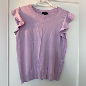 Halogen Ruffle Sleeve Top - M